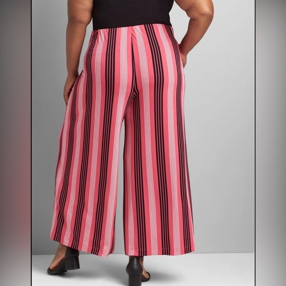 Lane Bryant Elastic Waist Wide Leg Pant - Picture 5 of 7